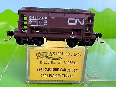 N Scale Atlas CN Ore Car 122076 Canadian National 3201-3 Micro-Trains Couplers • $22.99