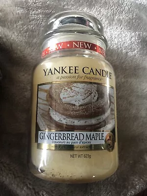 Yankee Candle Large Jar Gingerbread Maple 2015 Pour • £31.99