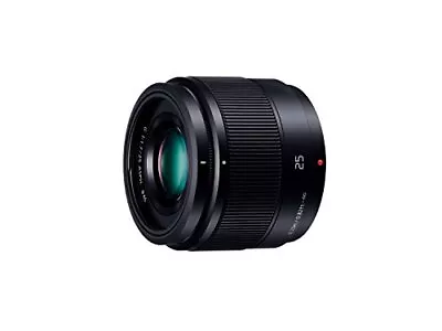 Panasonic Monofocal Lens Micro Four Thirds For LUMIX G 25mm / F1.7 ASPH. Black • £163.64