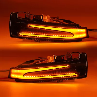 Sequential LED Side Mirror Turn Signal Light For Mercedes Benz C E S CLA W204 • $24.98