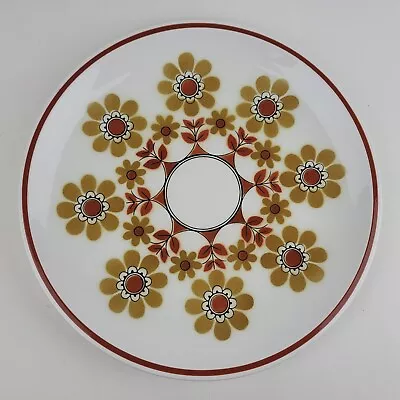 Vintage Mikasa Cera Stone Carnival Pattern Round Platter Serving Plate 12-1/4  • $16.77