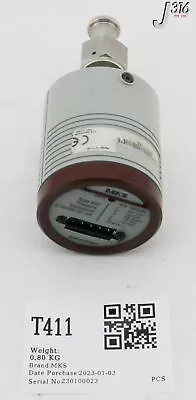 T411 Mks Baratron Pressure Transducer Type 622 10torr 622a11tbe • $665