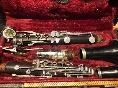 Martin Freres Lamonte Paris Wood Clarinet & Original Case & Case Cover • $40