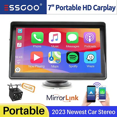 7 Inch Car Truck GPS Navigation Portable Ios CarPlay Android Auto BT FM + Camera • $48.17