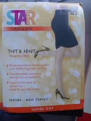 Spanx Bod-A-Bing!Figure-flattering Skirt With Secret Slimming Liner Black Size L • £6.99