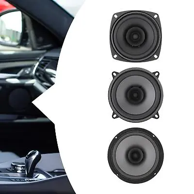 Car Speaker Sound Speaker System Bass Woofer Black Coaxial • £20.54