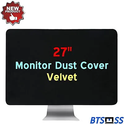 27  Computer Monitor Dust Cover Protector For IMac LCD Screen Black • $15.99