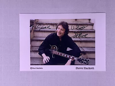 £20 • Buy Genesis Steve Hackett Signed Photo Original Promo Circa 2010's