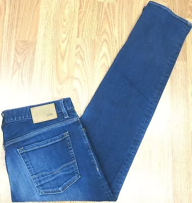 HUGO BOSS MAINE REGULAR FIT JEANS COTTON/SPANDEX DENIM Sz 34W X 32L • $31.20