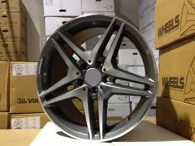 18  Mercedes Benz Gunmetal Rims Wheels E Class E320 E350 E500 E550 E63 Sl55 +45 • $880