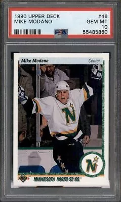 1990 Upper Deck #46 Mike Modano PSA 10 • $40