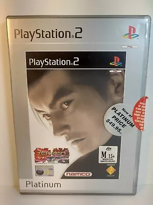 Tekken Tag Tournament Sony Playstation 2 PS2  Platinum - Manual - Disc A+ • $14.95
