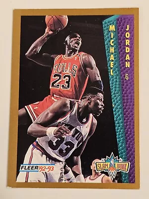 1992 Fleer Michael Jordan  Slam Dunk Chicago Bulls #273 • $2.25