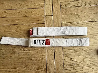 Martial Arts Teakwondo Judo Karate  - White  Belt 0/130cm England Officially App • £2