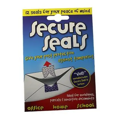 Secure Seals Tamper Evident Seals Pack Of 12 • £2.48