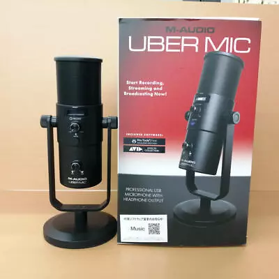 M-Audio Uber Mic USB Microphone !  -  Full Working And Good Condition From JAPAN • $154.80