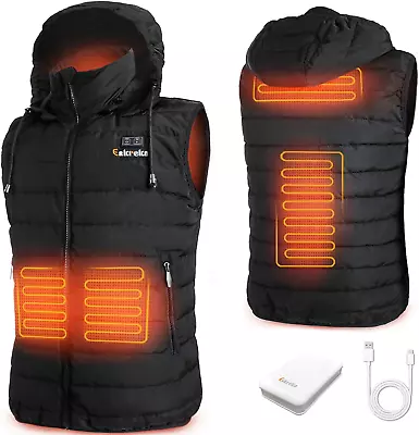 Heated Vest For Men With Hood Lightweight Men'S Heated Vest With Battery Pack I • $58.36