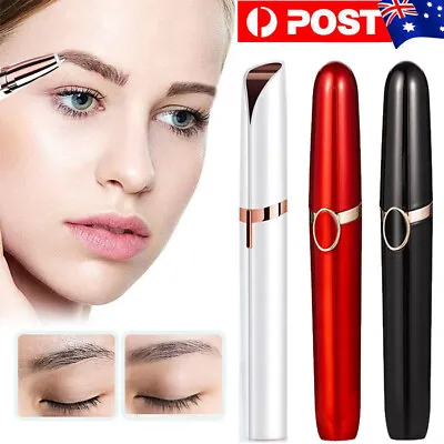 Electric Eyebrow Trimmer Finishing Touch Flawless Brows Hair Remover LED Light • $6.99