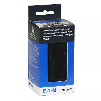 NEW EATON RF9642-ZD Z-Wave Plus Smart Wireless Accessory Dimmer Switch Black • $14.95