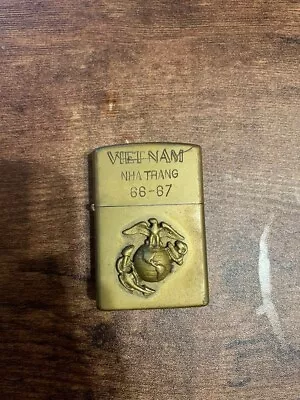 Used ZIPPO Brand Vietnam Lighter Authentic Sukajan 50's Vintage Japan • $109