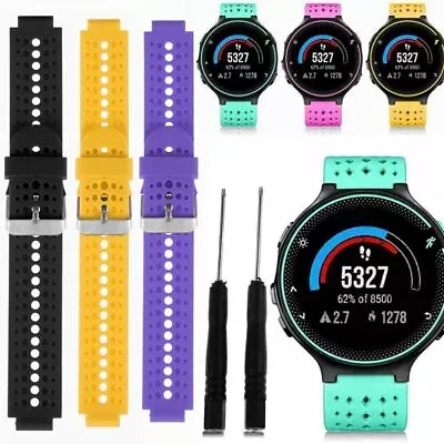Silicone Watch Band Strap For Garmin Forerunner 220 230 235 630 735XT 620 GPS • $8.79