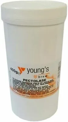 £13.69 • Buy Pectolase 400g Tub Pectin Destroying Powder Wine Making Home Brewing YOUNGS EPHB