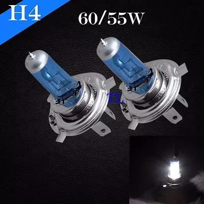 H4 9003 HB2 Xenon Halogen 60/55w Headlight Light Lamp Bulbs Bright White 5K • $8.82