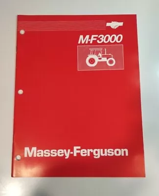 Massey Ferguson MF-3000 Dealers Selling Tips Manual  • $16