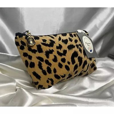 Authentic Christian Dior Dead-stock NEW NWT Leopard Cosmetic Bag 1995 Vintage • $88.11