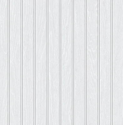 $44.99 • Buy Peel And Stick Wallpaper Faux Beadboard Self Adhesive- 20.5  W X 18' L Roll