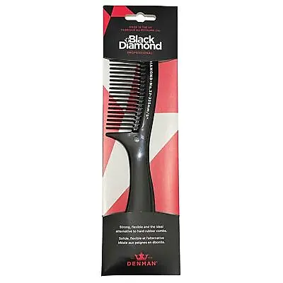 Large Black Shampoo Rake Comb By Denman 'Black Diamond' • £8.95