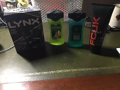 LYNX Bundle / Gift Set /  Shower Gel  / Plus Fcuk Hair And Body Wash ￼250 Ml • £4.99