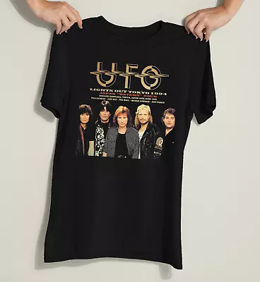 UFO Band Black T Shirt Cotton Men And Women Size S-4XL • $16.99