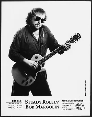 Bob Margolin Original 1990s Promo Photo Blues Guitarist Muddy Waters Sideman • $11.96