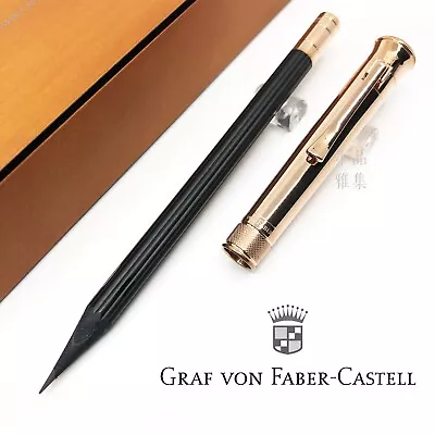 Graf Von Faber-Castell The Perfect Pencil Black Snow Pine Pencil Rose Gold • $379