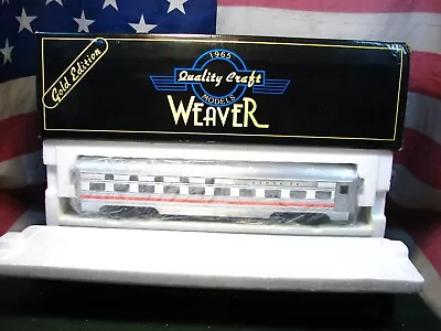 Weaver Santa Fe O Scale 60’ Aluminum Cascade Shoals Sleeper Passenger Car • $79.99