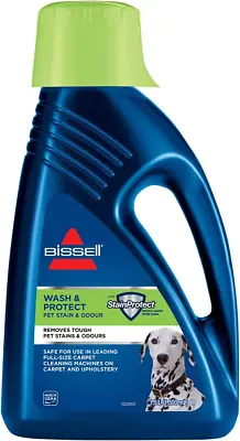 £21.88 • Buy Bissel PET CARPET SHAMPOO Cleaner Wash And Protect Fragrance Bleach-Free 1.5L