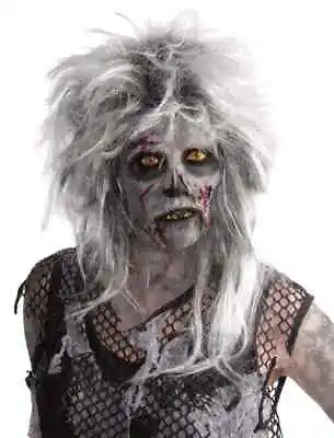 Wild Zombie Wig 80's Rock Star Fancy Dress Up Halloween Adult Costume Accessory • $22.57