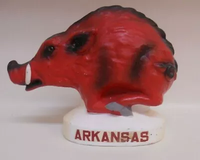 Vintage Arkansas Razorbacks Mascot Bank; Quinco New Orleans Design; Japan Made! • $89.95