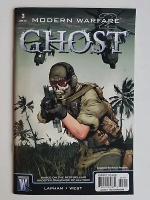 Modern Warfare 2 Ghost #3 Low Print Run DC Wilstorm Comics • $119.95