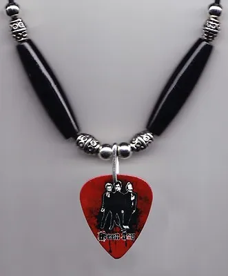 Green Day Band Photo Guitar Pick Necklace #5 • $11.99