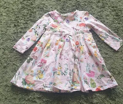 Ted Baker Floral Long Sleeved Dress Age 12-18 Months • £2.50