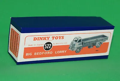 £7.99 • Buy DINKY Reproduction Box 522 Big Bedford Lorry (922, 408)