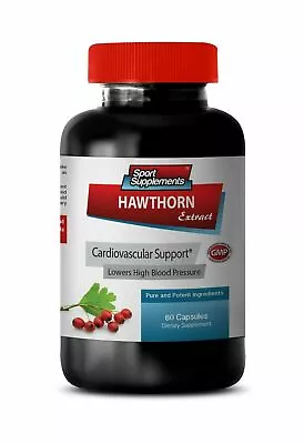 Extract Blood Pressure Support - Hawthorn Extract 665mg - 1 Bottle 60 Capsules • $18.67