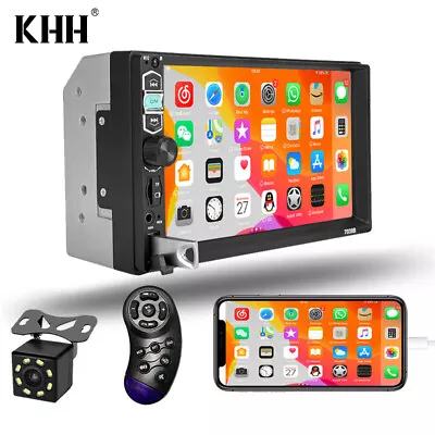 $35.55 • Buy 7  Double 2 Din Stereo Radio Bluetooth Car MP5 Player Touch Screen Bluetooth FM