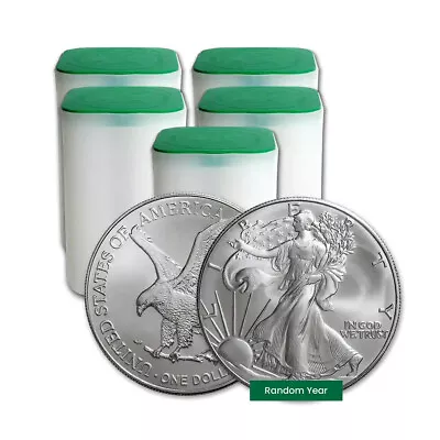 Lot Of 100 - 1 Oz Silver Eagle Coin BU - Random Year - US Mint Silver • $3287