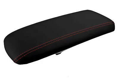 $15.65 • Buy Console Lid Armrest Cover Leather For Ford Explorer 1995-2001 Red Stitch