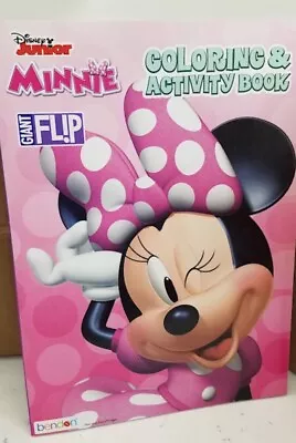 Disney Junior Minnie Mouse / Vampirina Flip Coloring & Activity Book ! • $5.61