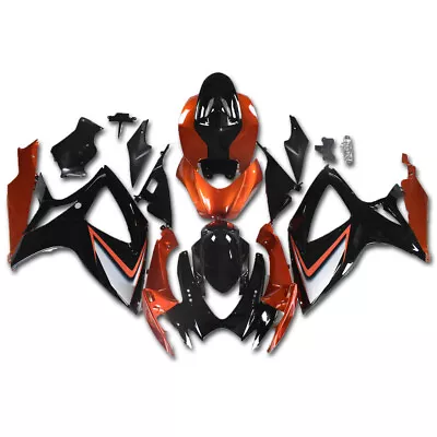 SM Injection Kit Orange Fairing Fit For  2006 2007 GSXR 600 750 A0105 • $369.99