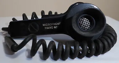 Vintage Military Hand Held Microphone Hand No. 7 With Cord & Plug • $18.95